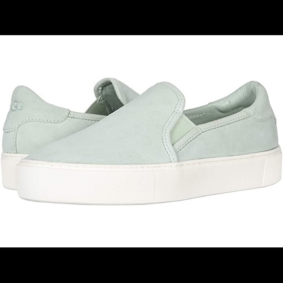 UGG Shoes - UGG W Jass mint loader flat comfy suede green NWT